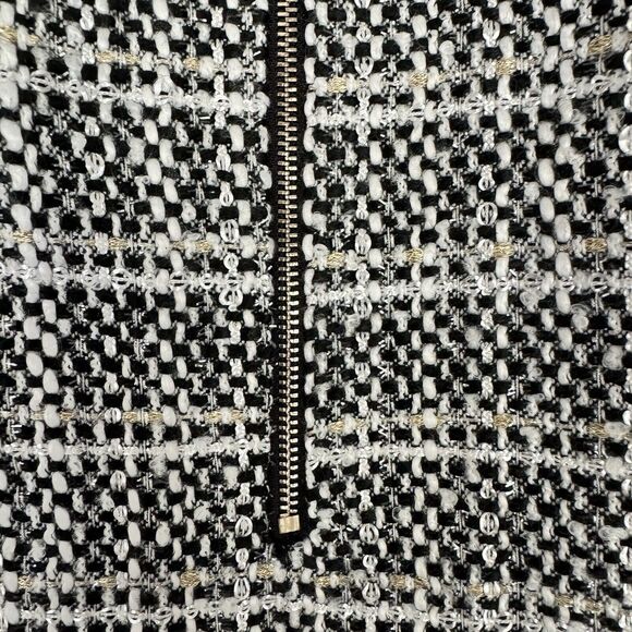Endless Rose Whitney Tweed Chanel Style Dress Black And White Stripe Women’s S - Picture 5 of 10